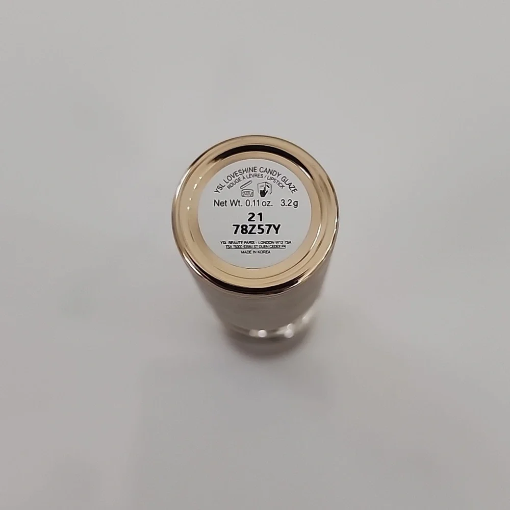 Yves Saint Laurent YSL Loveshine Candy Glaze Collector #21 Shimmer Nude NWT - Picture 6 of 8